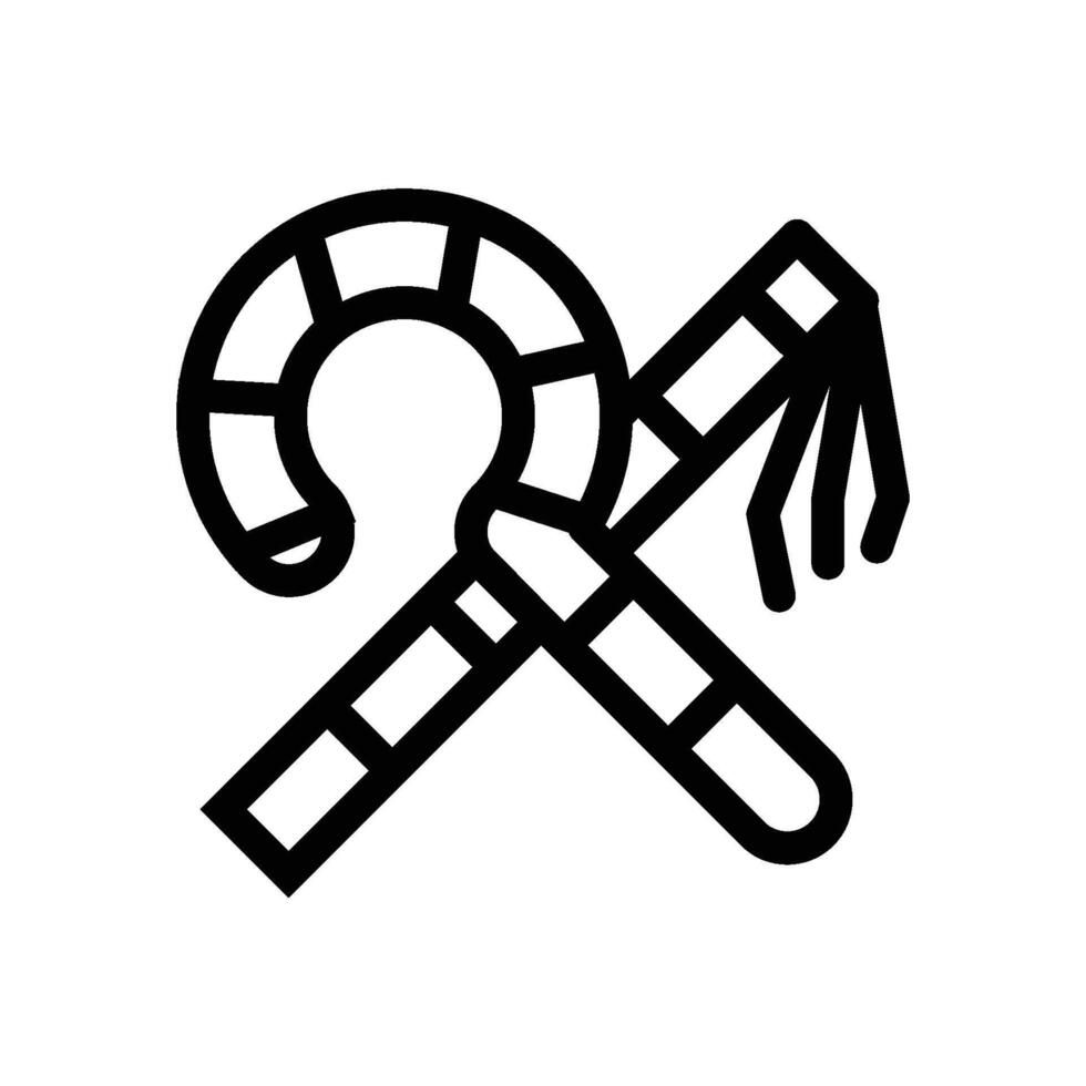 Crook and Flail Icon vector