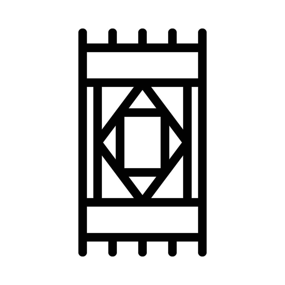 Carpet and Rug Icon vector