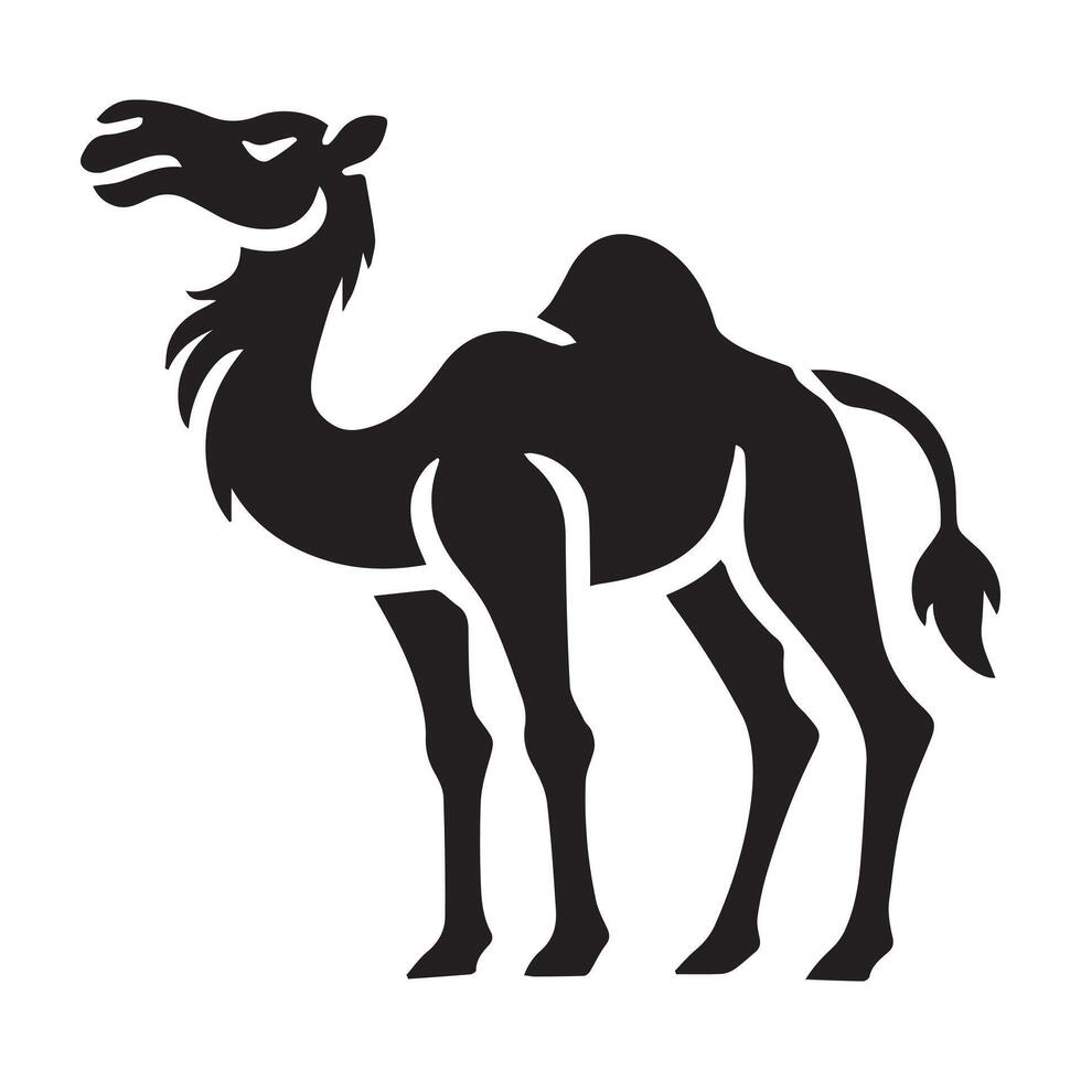 Camel icon isolated on white background vector