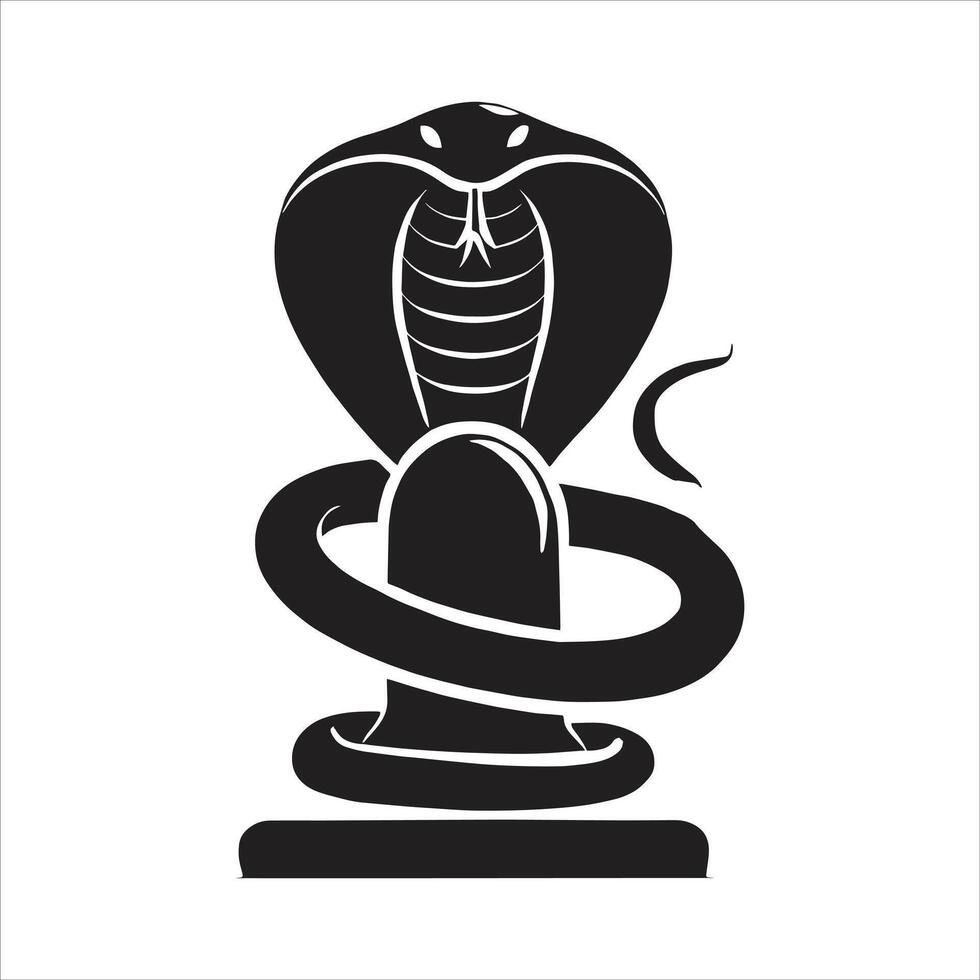 Maha Shivratri Festival Special Shiv Ling Statue Illustration Featuring Hindu God Shiva in Shaivism Art vector