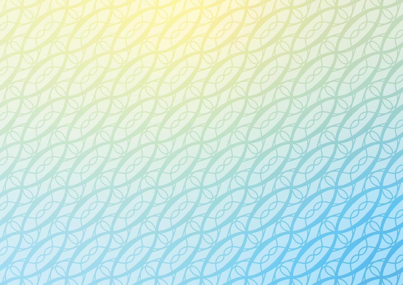 Blue wave swirl green line gradient pattern background vector