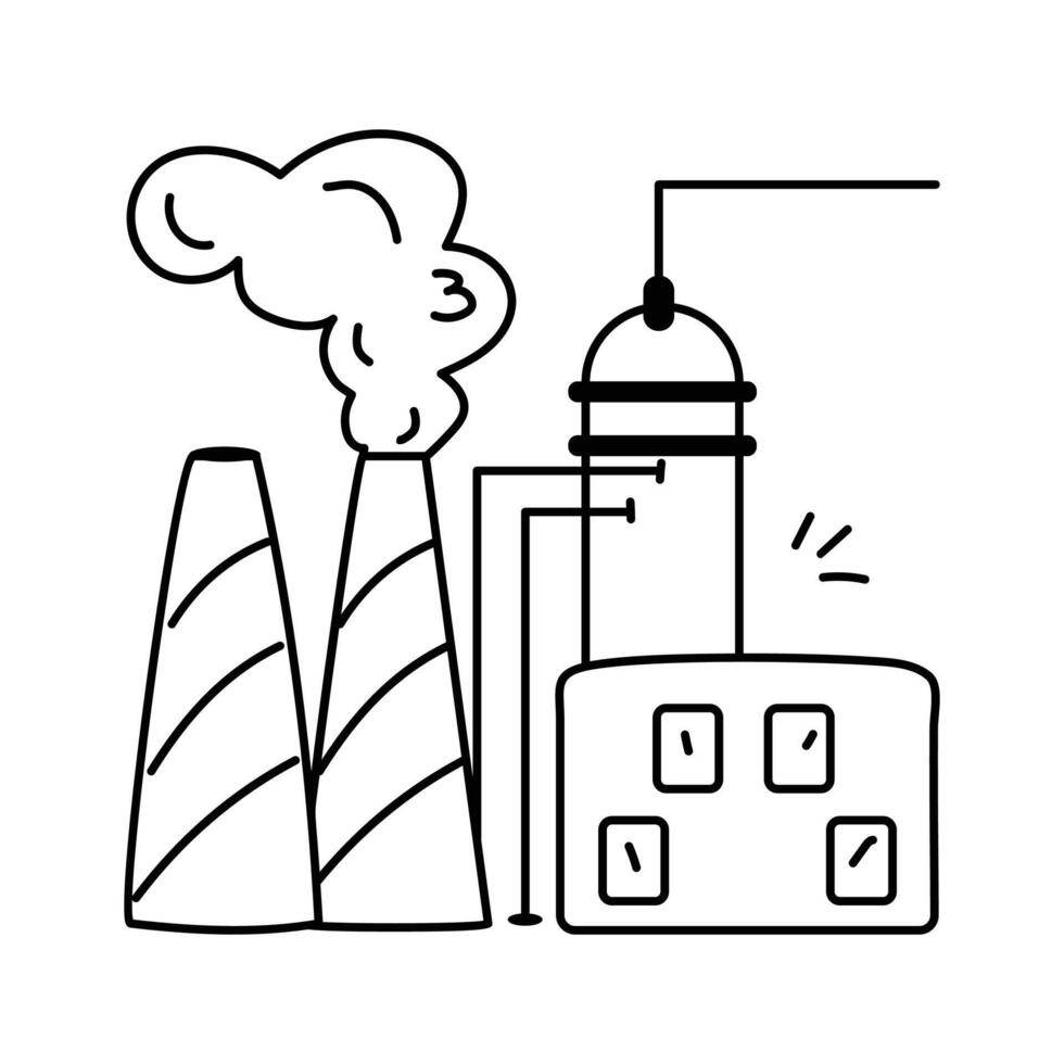 Industrial power plant for energy generation and distribution vector