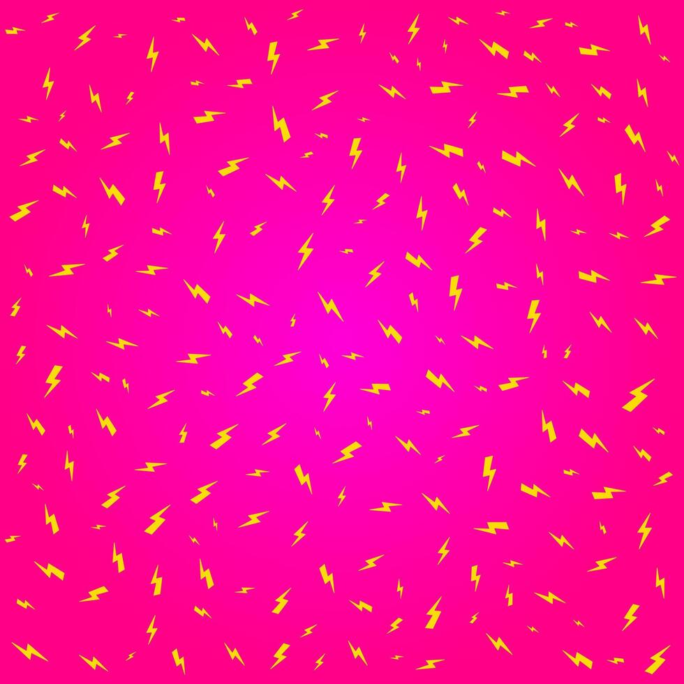 Lightning background template. Isolated on purple background. vector