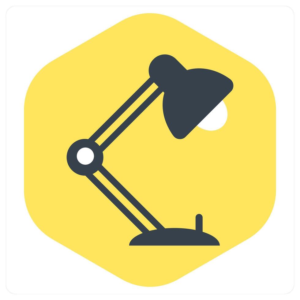 Study Lamp and study icon concept vector