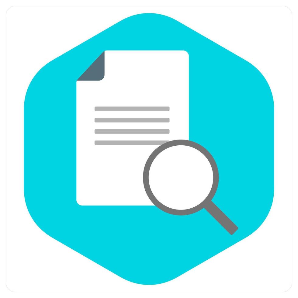 Search Content and page icon concept vector