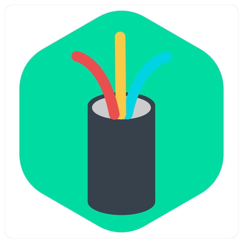 Wire Box and wire icon concept vector