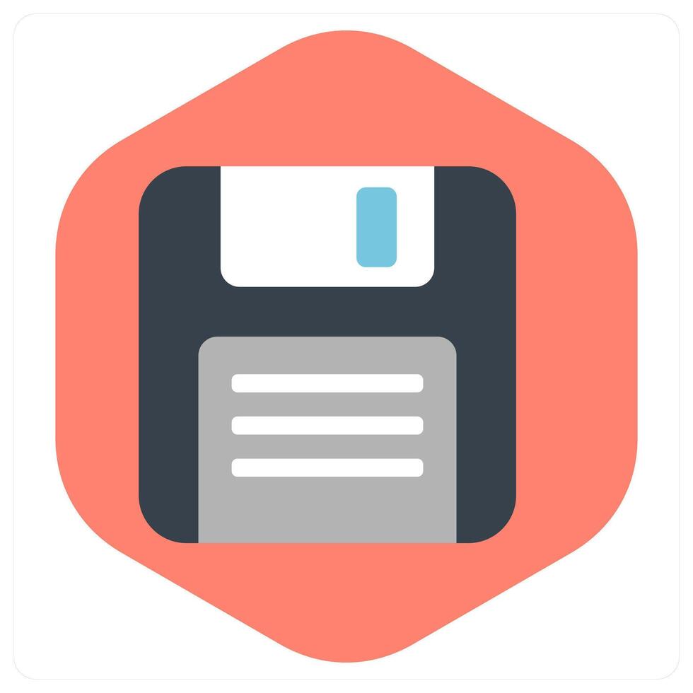 Floppy Disk and save icon concept vector