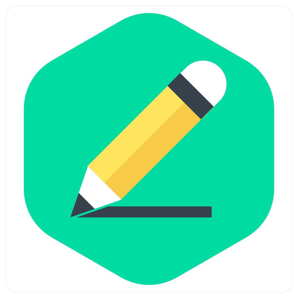 Pencil and document icon concept vector