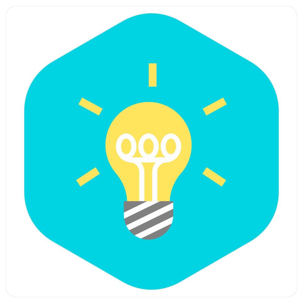 Bulb and light icon concept vector