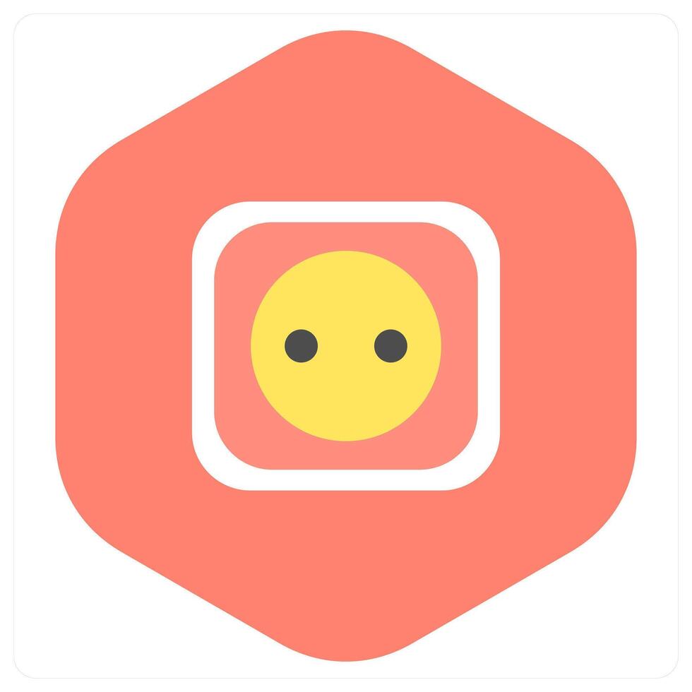 Socket and plug icon concept vector