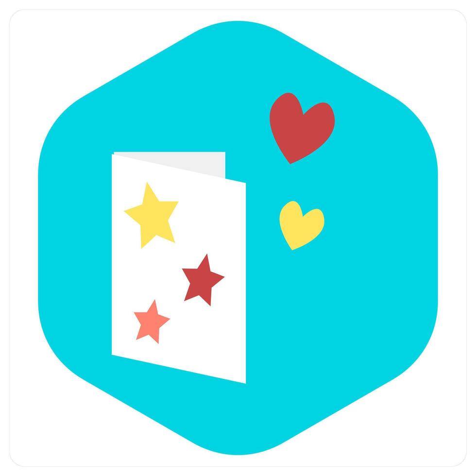 Greeting Card and greeting icon concept vector
