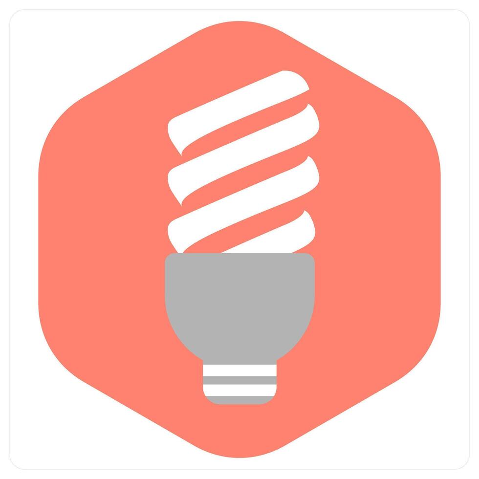 LED Light and lamp icon concept vector