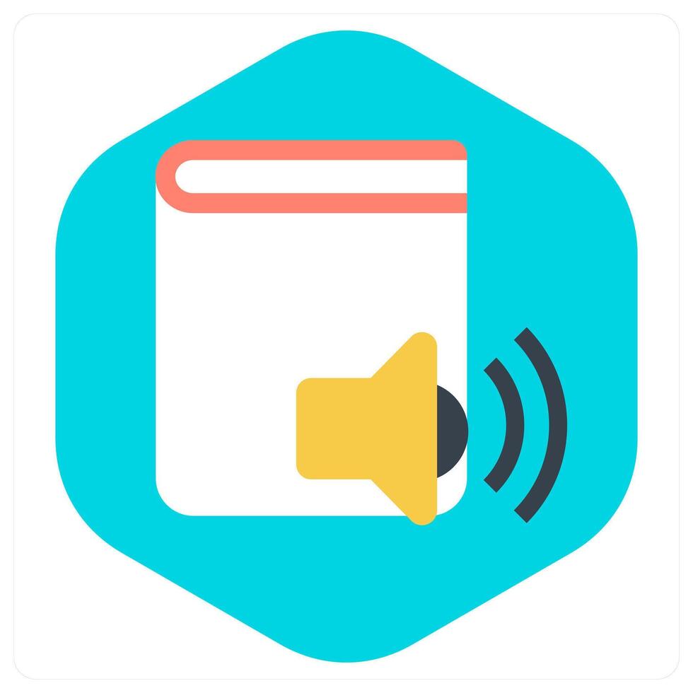 Book and play icon concept vector