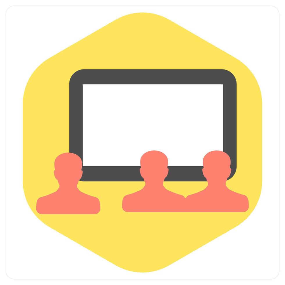 Conference and meeting icon concept vector