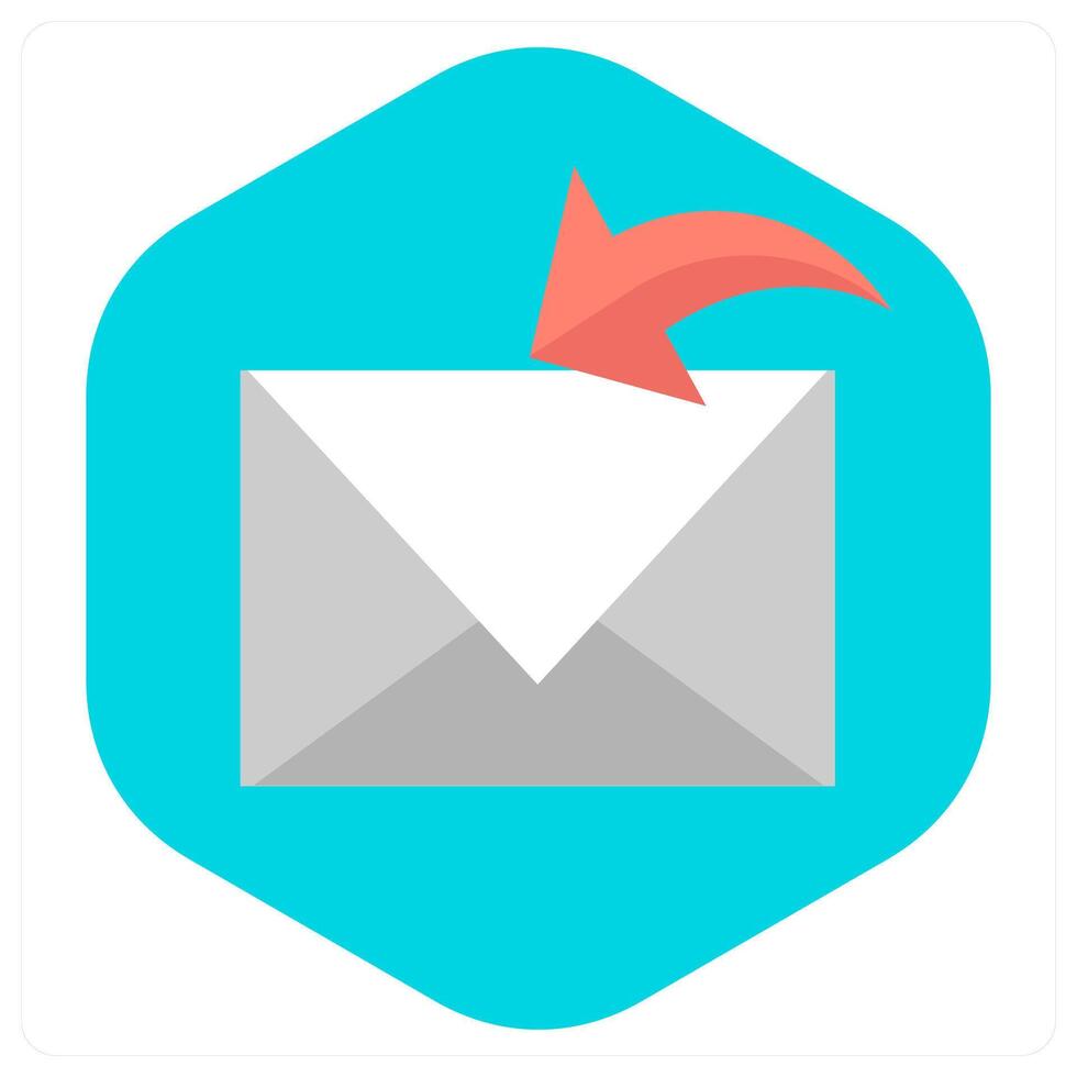 Receive Mail and email icon concept vector