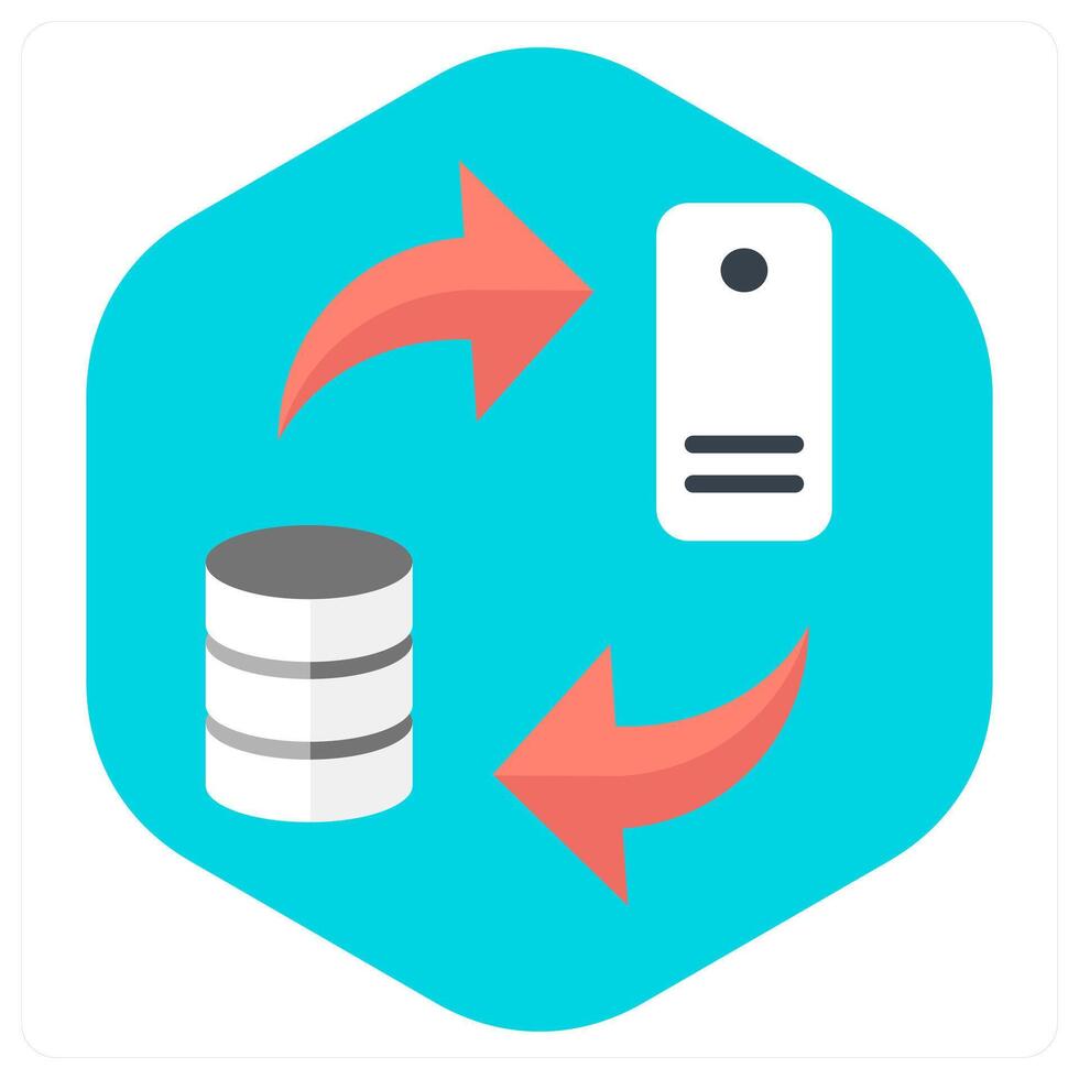 Data Transfer and share icon concept vector
