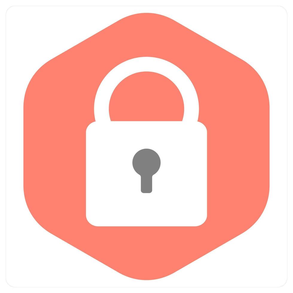 Lock and safe icon concept vector