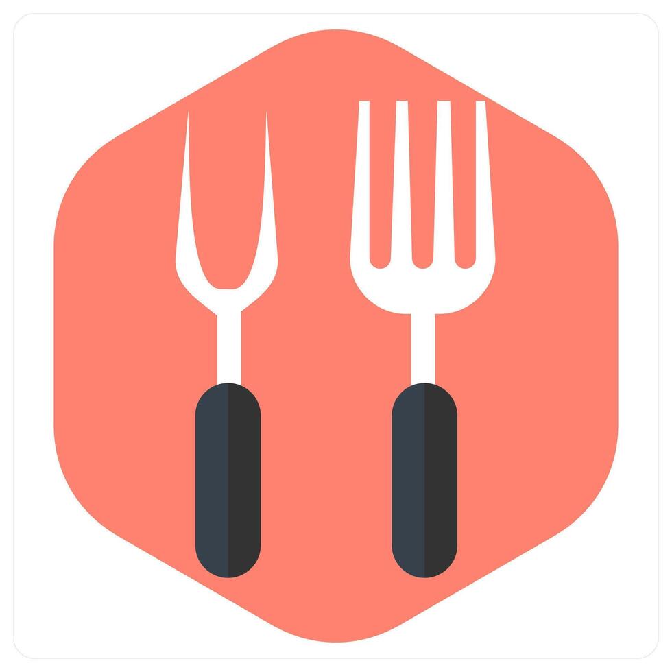 Cutlery and kitchen icon concept vector