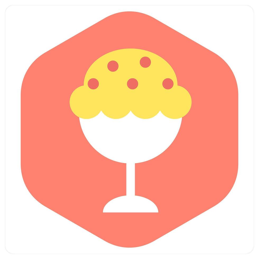Ice Cream and eat icon concept vector
