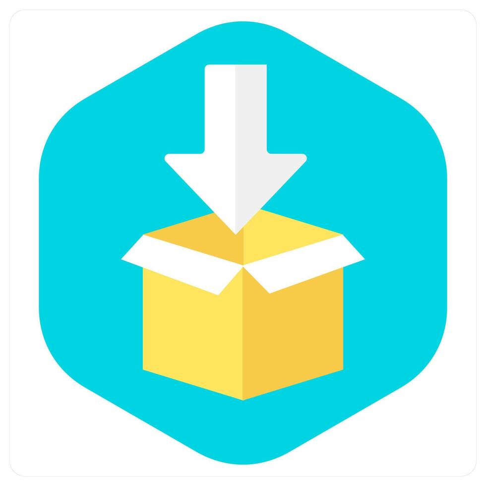 Parcel and deliver icon concept vector