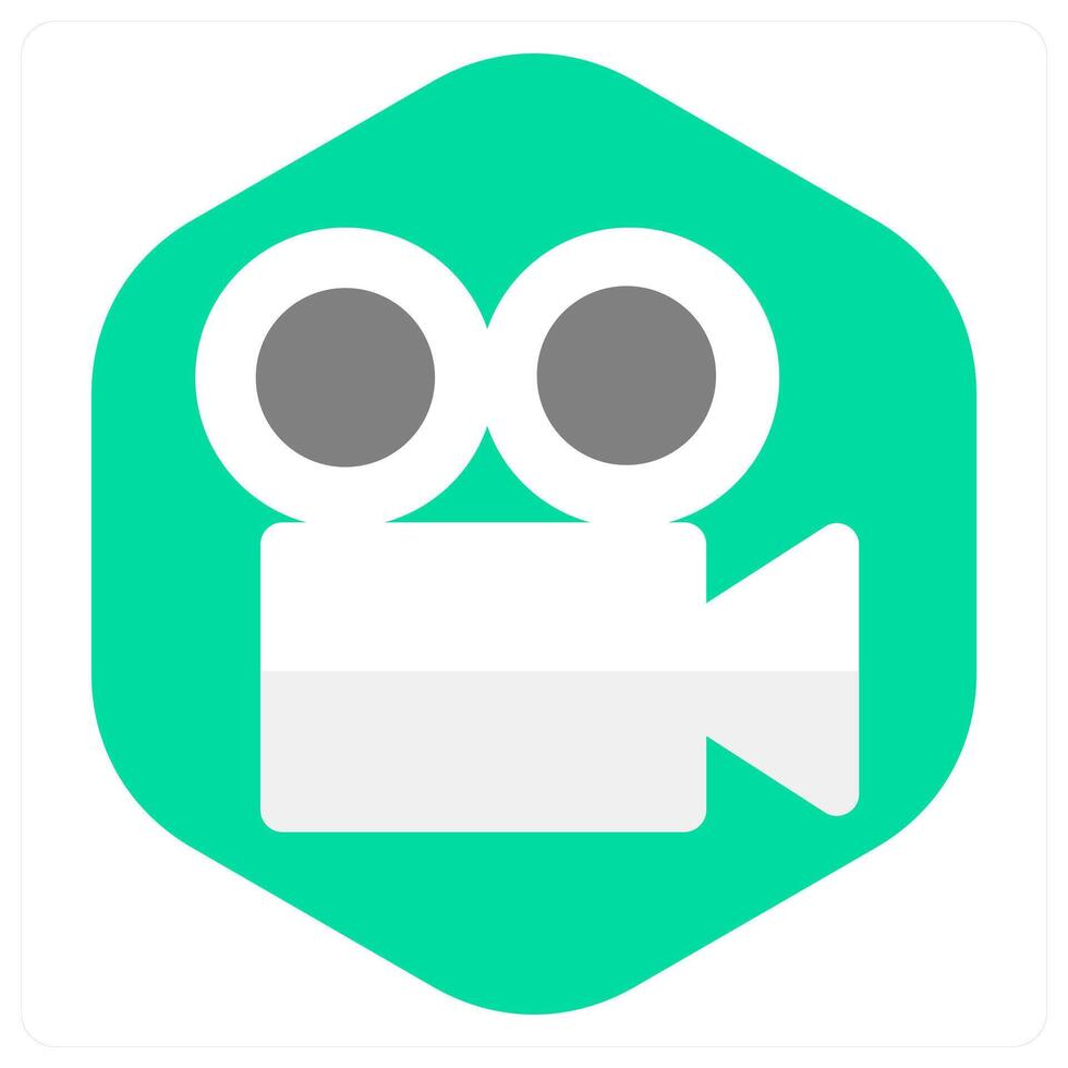 Camera and cam icon concept vector