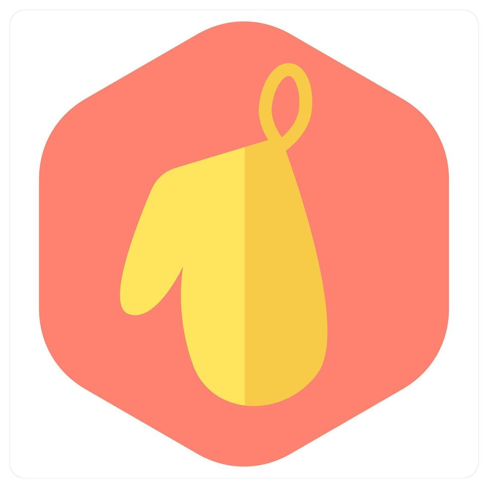 Kitchen Glove and oven mitt icon concept vector