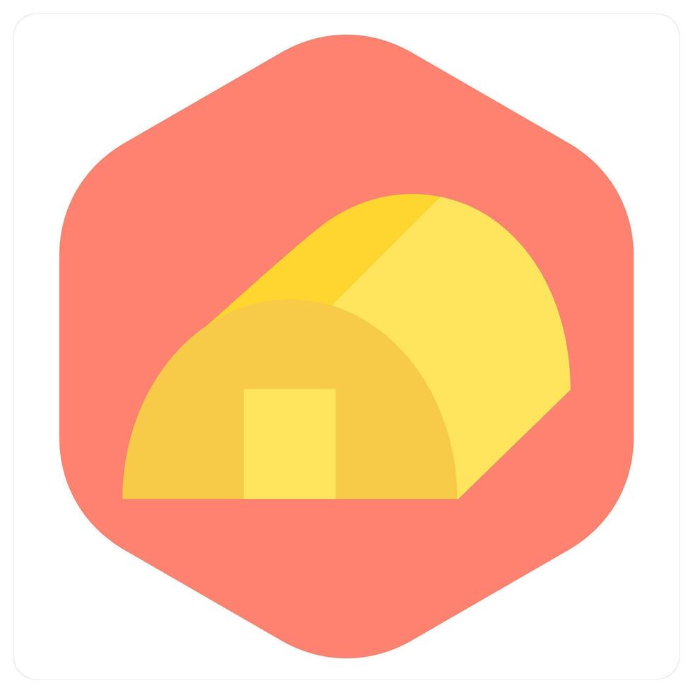 Godown and warehouse icon concept vector