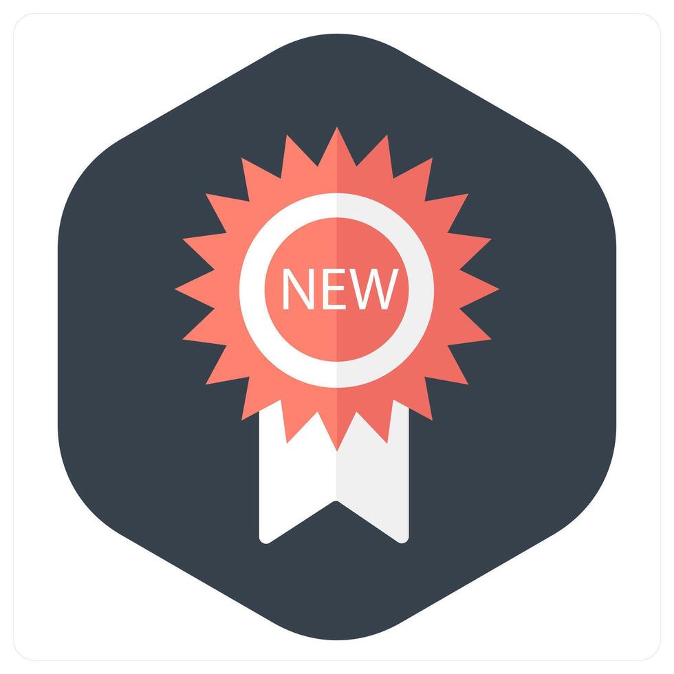 New Badge and seal icon concept vector