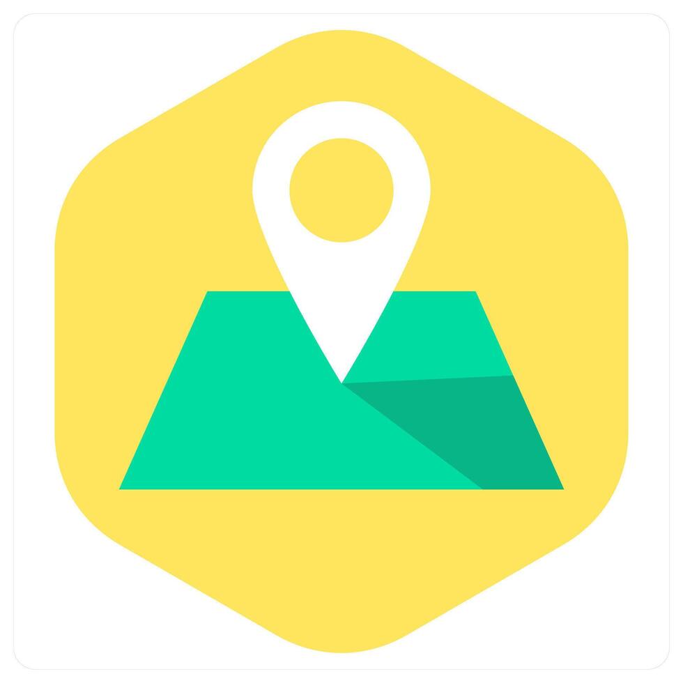 Pin and map icon concept vector