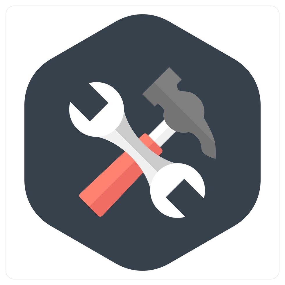 Repair Tools and toolkit icon concept vector