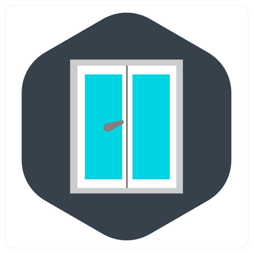 Door and exit icon concept vector