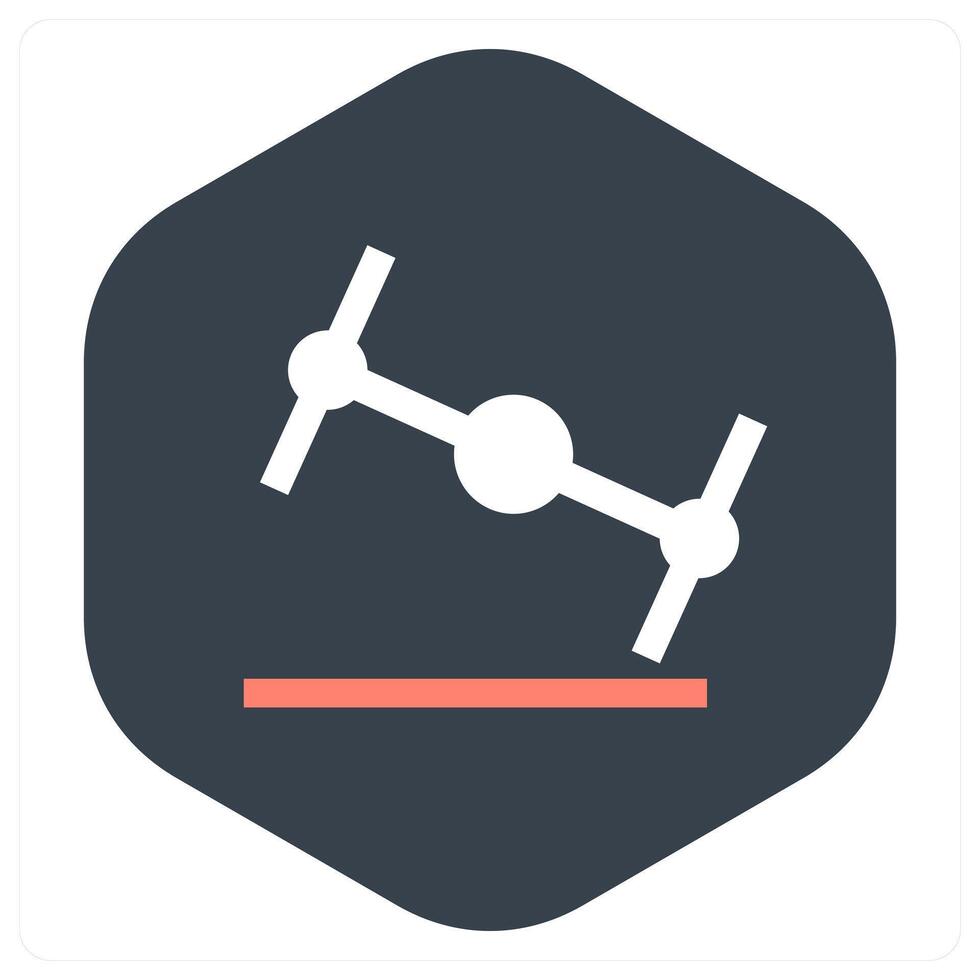 Node and data icon concept vector