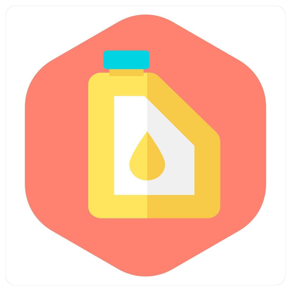 Oil Canister and fuel icon concept vector