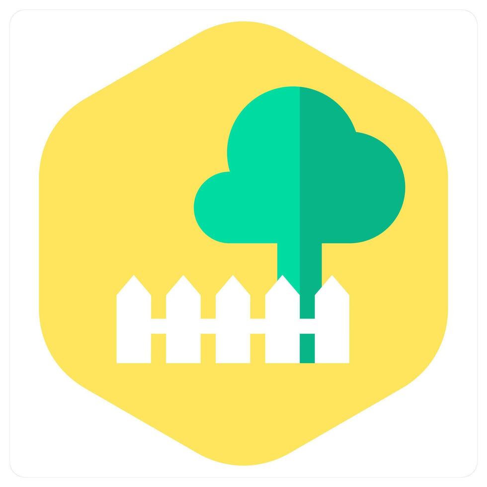 Park and garden icon concept vector