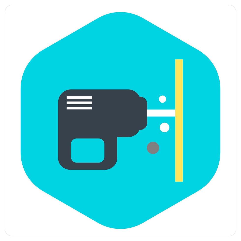 Drilling and tool icon concept vector