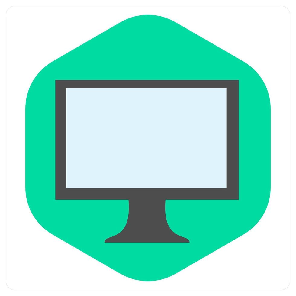Computer and laptop icon concept vector