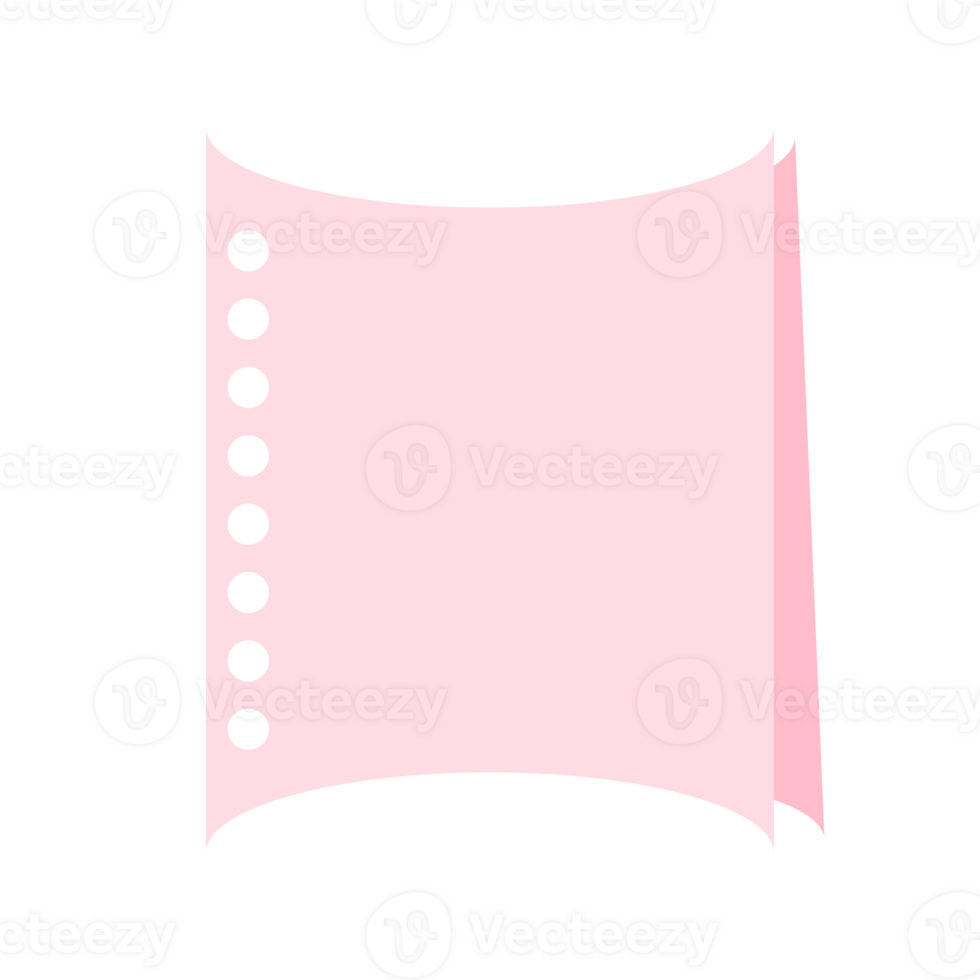 Note paper label png