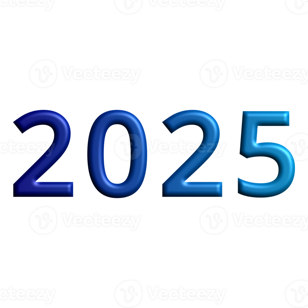 2025 New year sign png