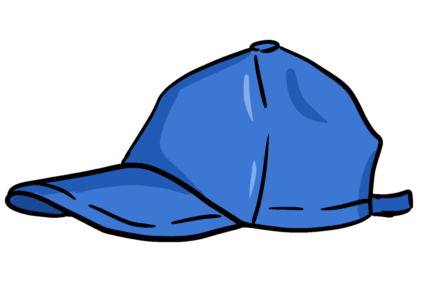 blue cap illustration png