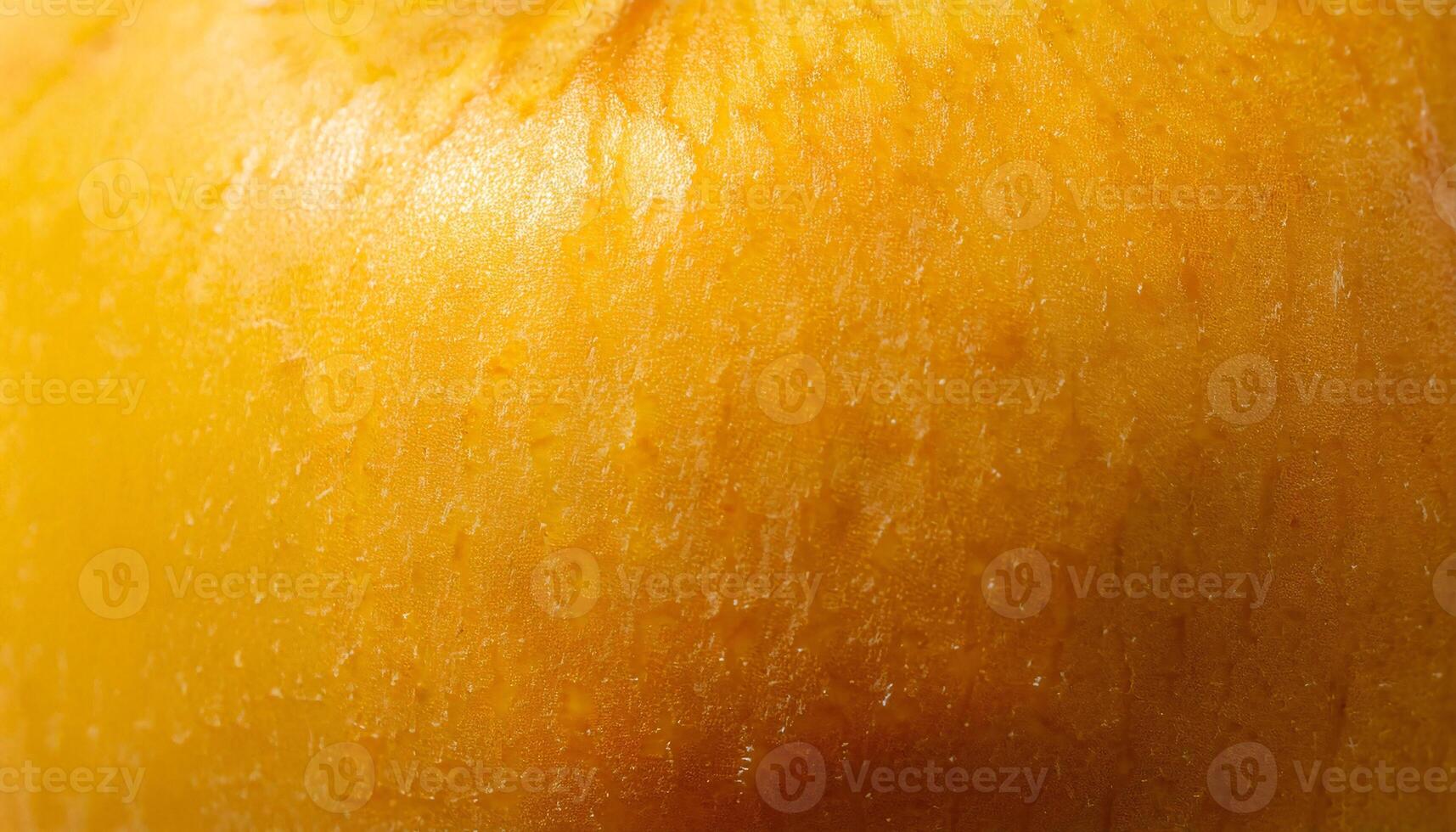 macro close-up of yellow apple peel with smooth shiny texture and visible lenticels photo