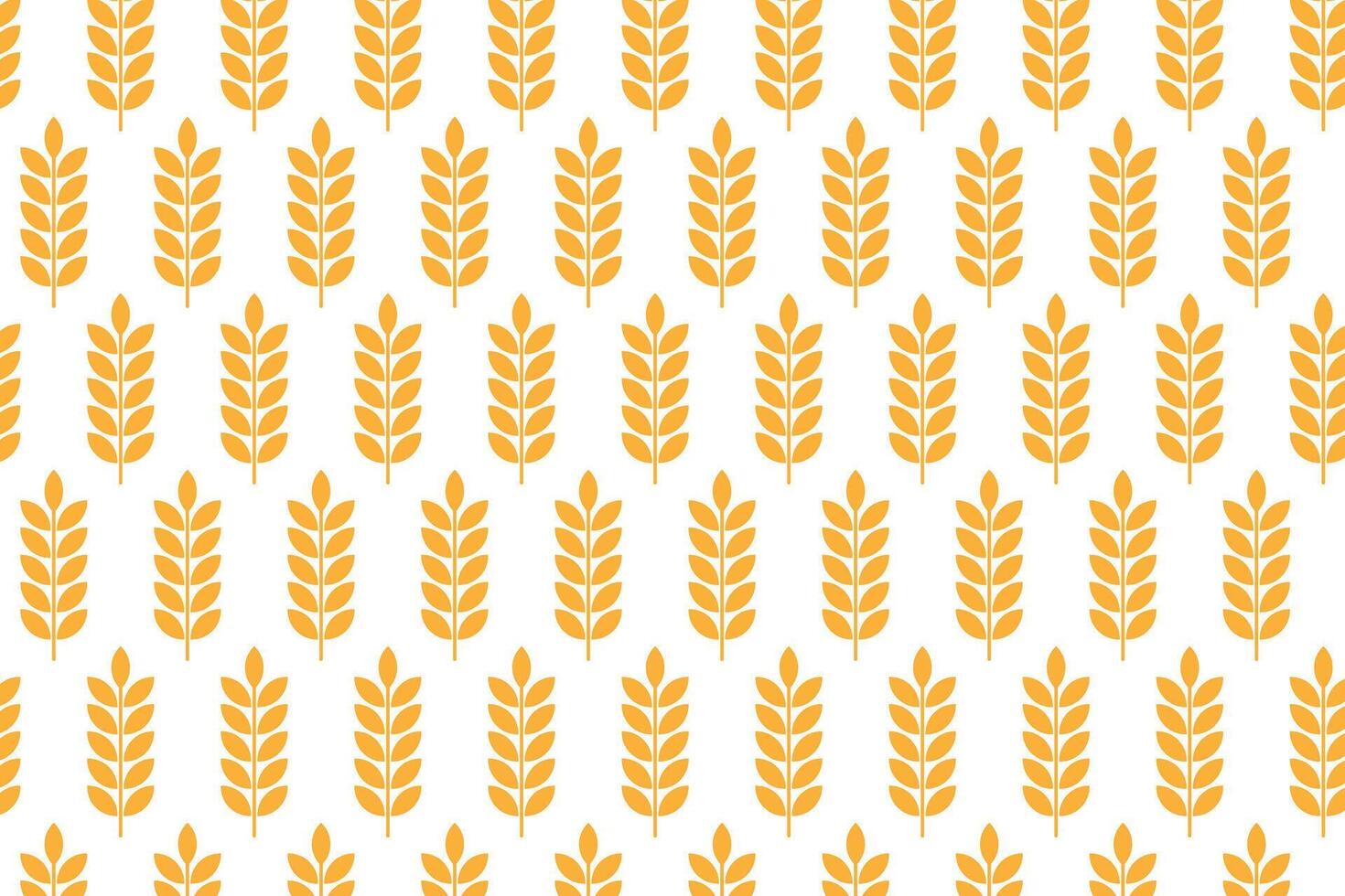 Wheat pattern on white background . Wheat background . Bakery wallpaper . illustration vector