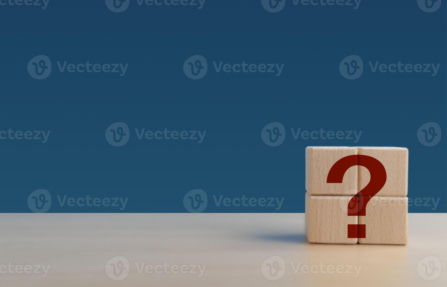 Question mark on empty space, problem concept photo