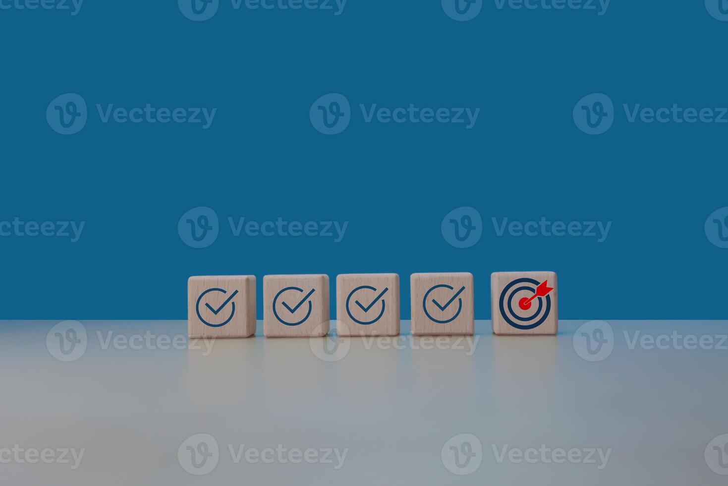 Complete every step, check every box with success goals photo