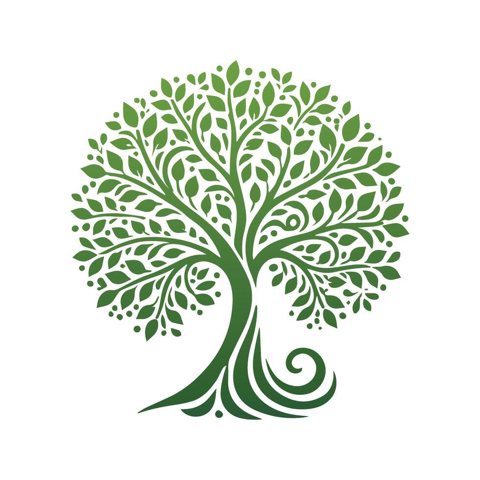 The tree of life logo vector