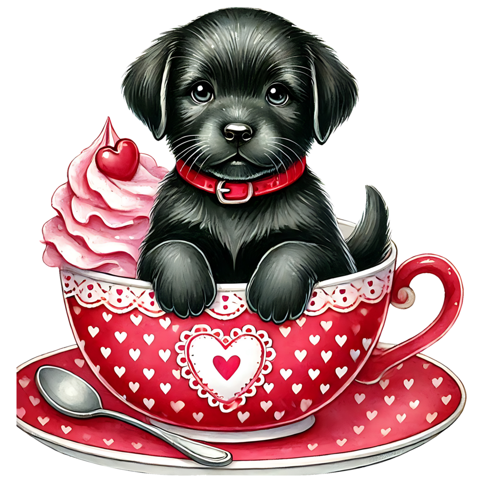 Rottweiler Dog Cartoon Clipart Illustration png