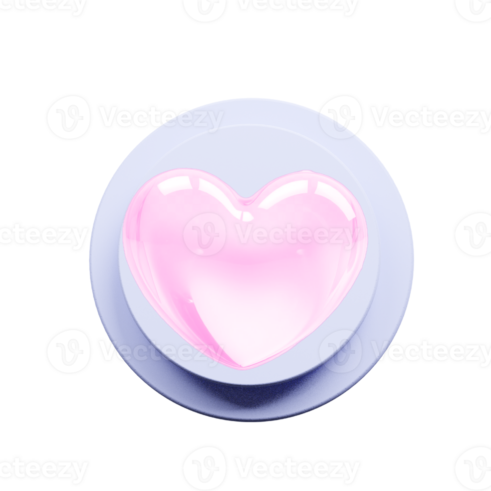 Cute love icon pink png