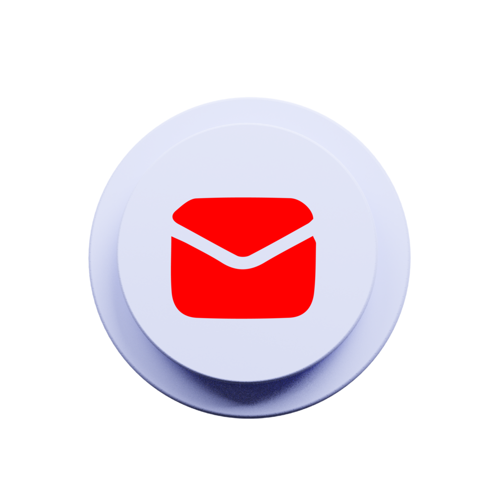 Flat Design Mail Icon for Web and Mobile Use png