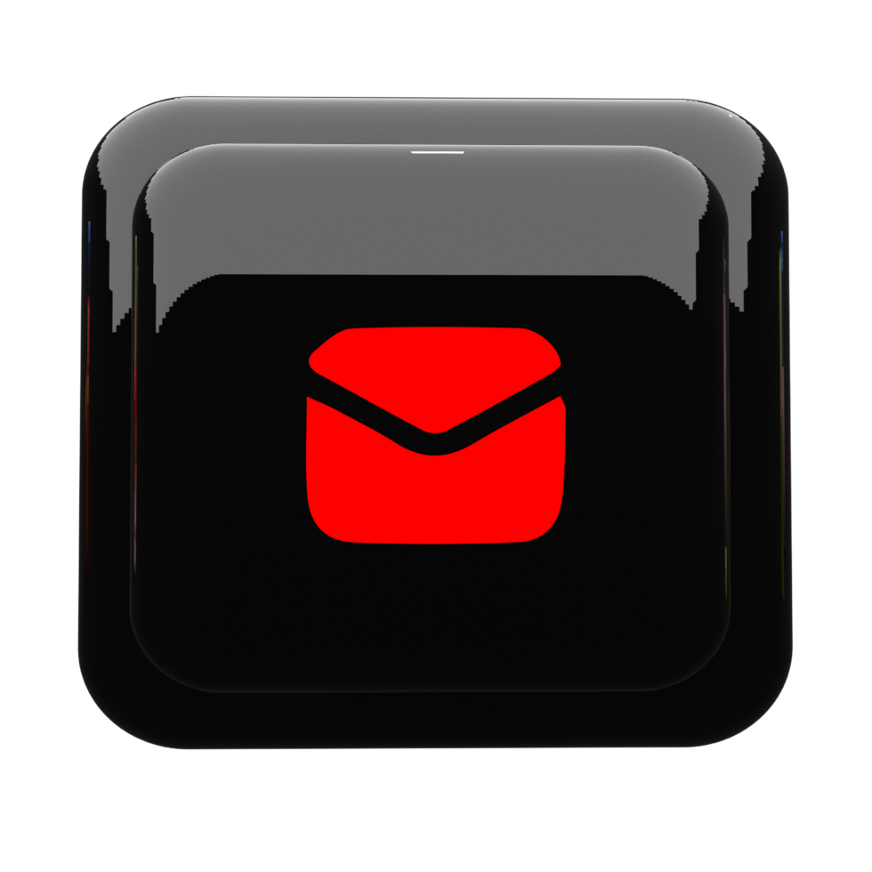 Simple Mail Icon for Digital Communication Platforms png
