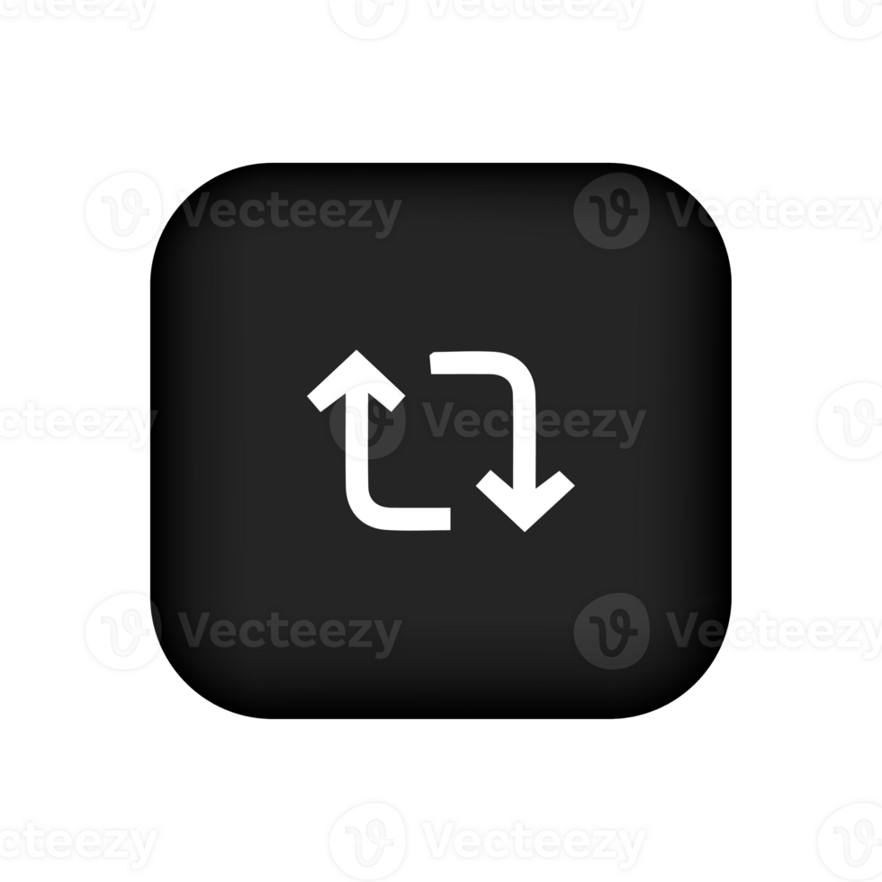 A black button with an arrow pointing to the left png