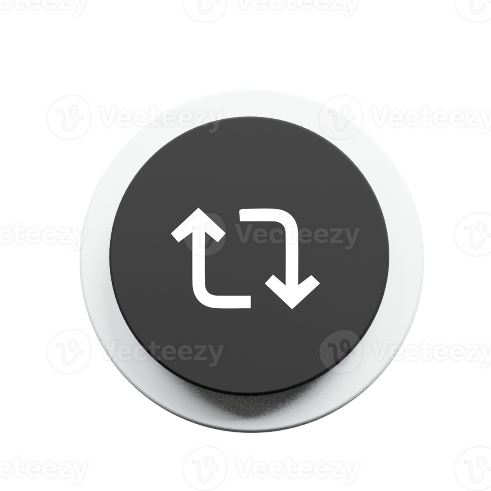 A black button with an arrow pointing to the right png